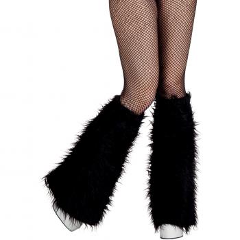 Disco Pierna Negra con Pelo Adulto Talla Única