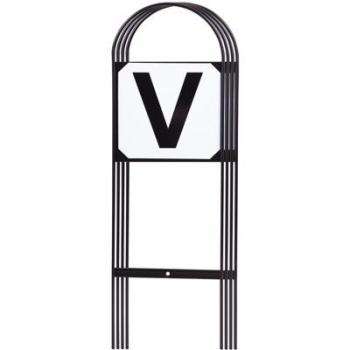 Juego de 4 Placas de Letras Metálicas Premiere