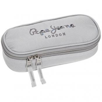 Pepe Jeans Harlow Neceser de Viaje, 22 cm, 0.99 litros, Gris