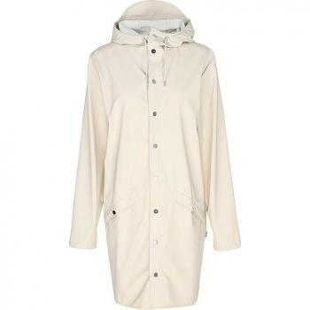 Rains Long Jacket - Dune - Women's Long Essential Jacket - Beige - X-Small