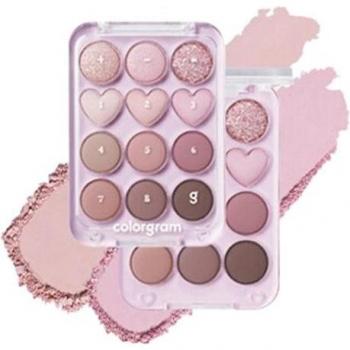 Colorgram Pint Point Eyeshadow Palette (02 Pink + Mauve = Love) 9.9g