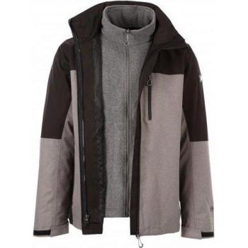Trespass - Chaqueta Impermeable Austerywick para Hombre, 3 en 1, resistente al agua, con capucha ajustable, forro desmontable, múltiples bolsillos y sistema de ventilación