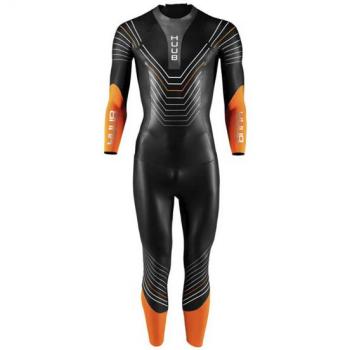 Huub Traje Neopreno Araya Negro Hombre Adulto - Traje de neopreno, color negro, diseñado para hombres adultos, ideal para triatlones y actividades acuáticas, con tecnología de flotación y flexibilidad mejorada
