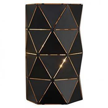 Aplique de Pared Otona de Metal Negro Dimmable 2xE14 - Lucide