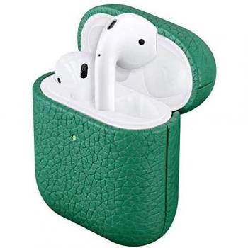 Fooyin Handmade Series Funda de Cuero para AirPods, Protección Cover