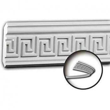 Cornisa Flexible Profhome 150207F Diseño Clásico Atemporal Blanco 2 m