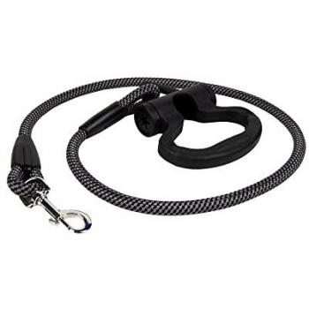 Correa para Perros con Dispensador de Bolsas | Color Negro | Medida 1.2 x 120 cm