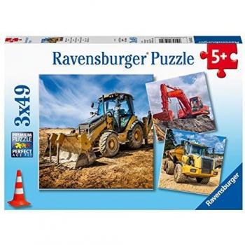 Ravensburger Digger at Work Jigsaw Puzzle (2 x 24 & 3 x 49 Pieces)