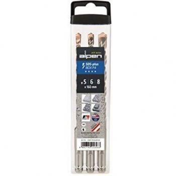 ALPEN 9084058 Estuche Brocas SDS Plus F4