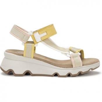 Dorking by Fluchos - Sandalias de cuña para mujer en color amarillo