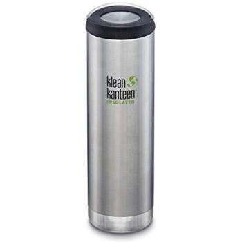 Klean Kanteen Botella TKWide 20oz, Adultos Unisex, Plateado, 76,2 x 76,2 x 254mm