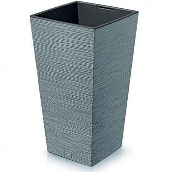 Macetero FURU de Cemento con Depósito 34,5x34,5x66cm - Capacidad 24L