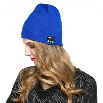 Gorro de punto inteligente con música Bluetooth, auriculares inalámbricos, altavoces y micrófono manos libres