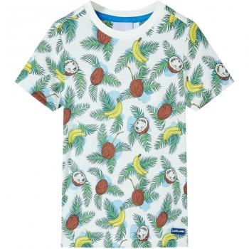 Camiseta de manga corta infantil multicolor 104