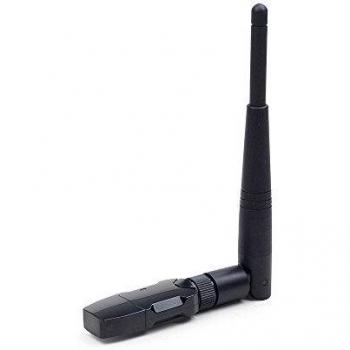 Adaptador USB WiFi Gembird 300 Mbps con Antena - Inalámbrico, Alta Potencia