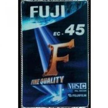 Cinta VHS-C EC-45 de Alta Calidad para Videocámaras - Confección Individual Fujifilm