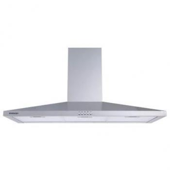 Campana de Pared Piramidal Inox Infiniton CMPP-94XBJ, 90 cm, 400 m3/h, Clase B, 3 Velocidades, 68dB