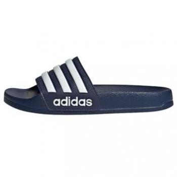Chanclas de Ducha Adidas Adilette Niños - Azul Oscuro, Blanco