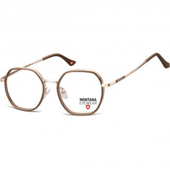 Montana Eyewear M-MTR583 M-MTR583C Armazones y Gafas Recetadas para Hombre Marrones 49 Lentes