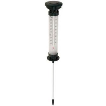 PRO GARDEN Progarden - Termometro c/luz Solar 65cm.