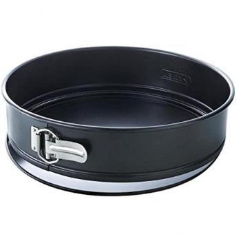 Molde Desmontable Antiadherente Pyrex 23cm Acero Pintado Negro Apto para Horno y Lavavajillas