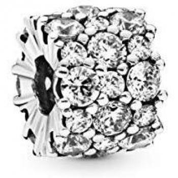 Pandora Timeless Transparent Sparkle Charm with Cubic Zirconia in Sterling Silver