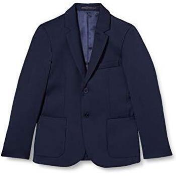 Hackett London Wool Suit Jkt B Chaqueta, 595NAVY, K02 para Niños