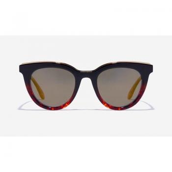 HAWKERS Bella Gafas Polarizadas Negras con Detalles Dorados, Adulto Unisex
