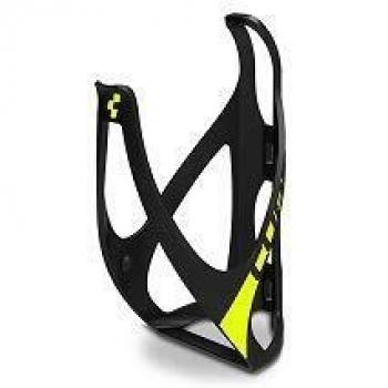 Soporte para Botella Cube HPP Negro Mate y Amarillo Fluorescente