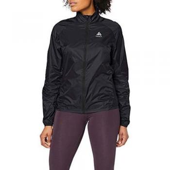 Odlo Jacket Zeroweight Chaquetas, Mujer, Black, M