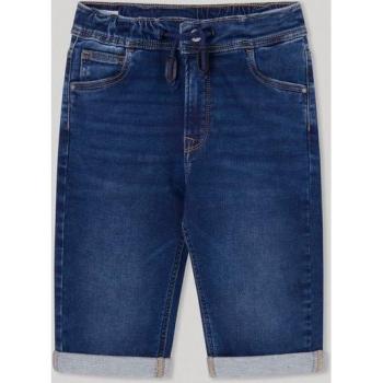 Short Jeans Relaxed Junior en color azul marino con diseño de cinco bolsillos - Pepe Jeans