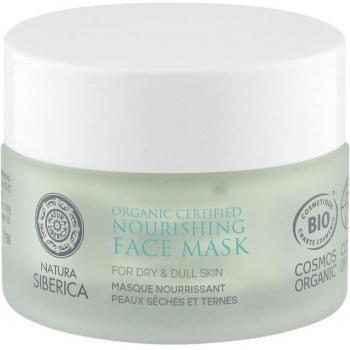 Natura Siberica Mascarilla Facial Nutritiva para Piel Seca y Apagada, Certificada Orgánica, 50 ml