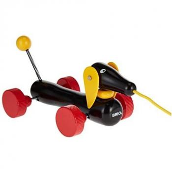 BRIO Perro Salchicha de Madera para Jalar 30332