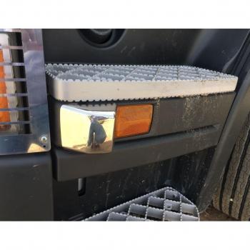 2 cubiertas de acero inoxidable para luces indicadoras laterales LED para SCANIA R EURO 6 series