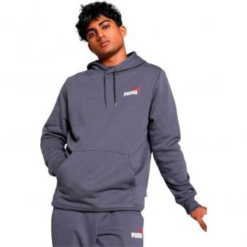 Sudadera casual Puma Essentials con logo pequeño en color gris para hombre