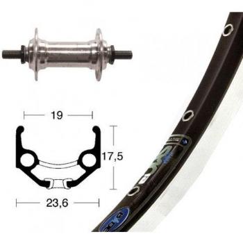 Bike-Parts V-RAD 75Alunabe Bicicleta de Paseo, Plata, Size