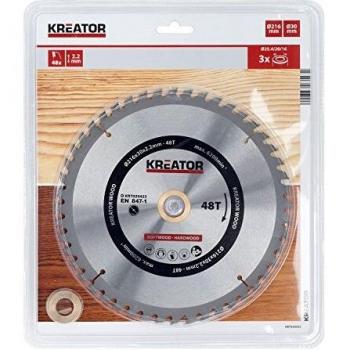 KREATOR KRT020423 KRT020423-Disco de Sierra Madera 216mm48d