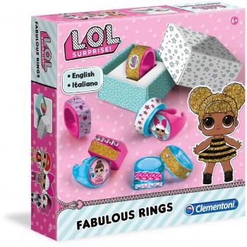Anillo Sorprendente L.O.L. - Juego de Accesorios Brillantes para Niñas