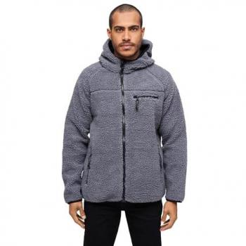 Brandit Teddyfleece Worker Jacket - Anthracite Gray - 3XL