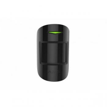 Detector de Movimiento Dual Tecnología Ajax MotionProtect Plus Inalámbrico Negro