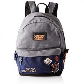 Superdry - Merchant Montana, Mochilas Hombre, Gris