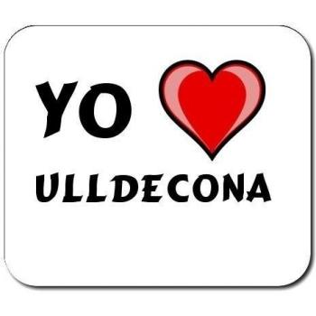 Almohadilla con estampada de Te quiero Ulldecona