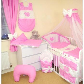 Juego de ropa de cama 17 Piezas para Cuna 120x60cm