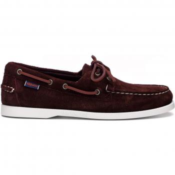 Sebago Portland Flesh Out Bordeaux Boat Shoes EU 43.5