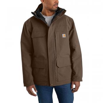 Carhartt Abrigo Super Dux Bonded Chora Chaqueta de invierno para hombre Super Dux Relaxed Fit Insulated Traditional Coat café M