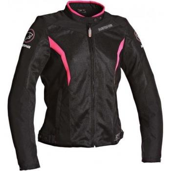 Bering LADY Florida chaqueta moto negro y fucsia T036