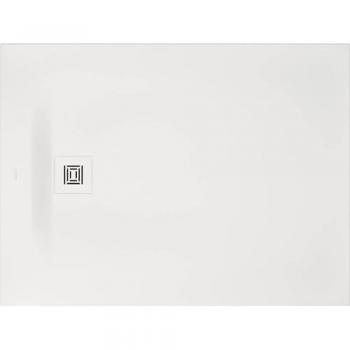 Plato de ducha rectangular Duravit Sustano 120 x 90 cm, color blanco mate, altura 3 cm