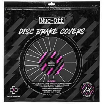 Muc-Off Bolt Disc Brake Covers, Set of 2 - Washable Neoprene Protective Covers for Bicycle Disc Brakes - Protects From Overspray And Damage In Transit