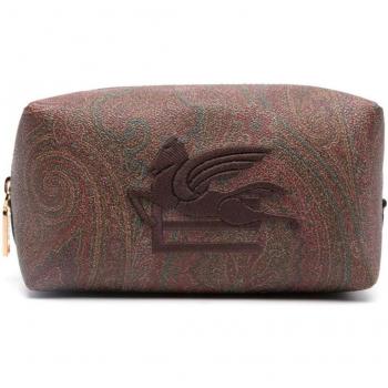 Etro Men's Paisley Beauty Case - Brown, Size UNI