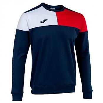 Sudadera Crew V Hombre Marino Rojo Blanco